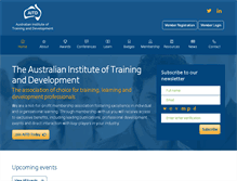 Tablet Screenshot of aitd.com.au